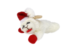 Lamb Chop® Cat Toy with Santa Hat
