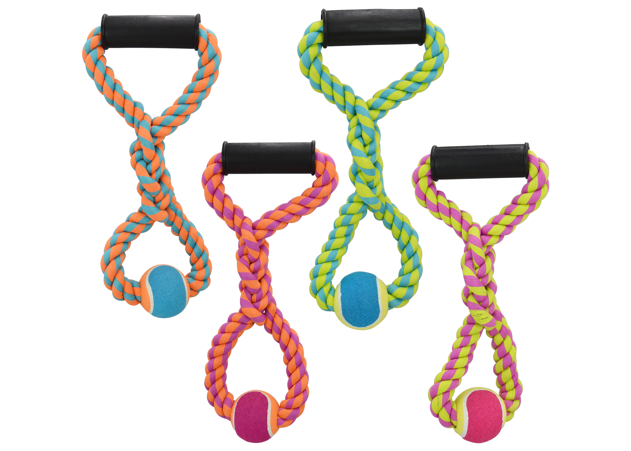 Nuts For Knots<sup>®</sup> Rope Tug W/ Tennis Ball - Image 2