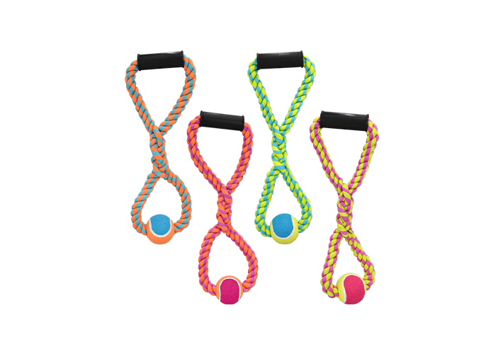 Nuts For Knots® Rope Tug W/ Tennis Ball