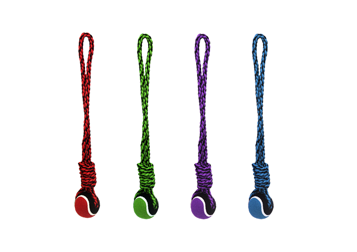 Nuts For Knots™ Rope Tug W/ Tennis Ball Multipet