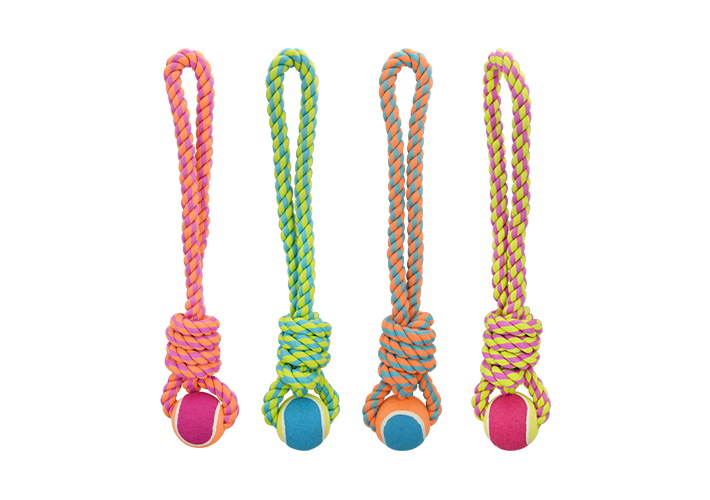Nuts For Knots® Rope Tug W/ Tennis Ball