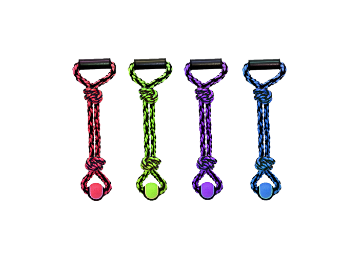 Nuts For Knots™ 2Knot Rope Tug w/ Tennis Ball Multipet