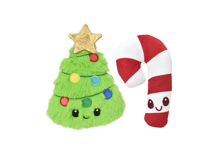Minipet Holiday Plush 2pk