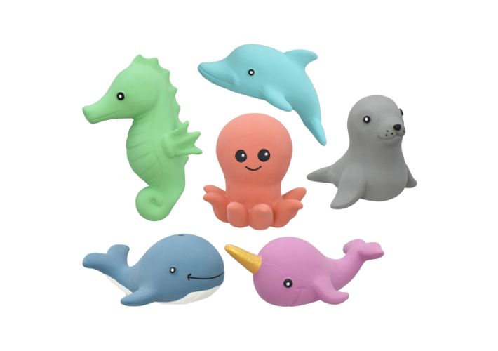 Minipet Deep Sea Cuddlers Assortment Latex 2pk