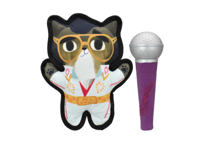 Artsy Pets® Elvis Pawsley & Latex Microphone 2 pack