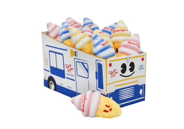 Mr. Softee Cat Cone with Crinkle 25pc. PDQ