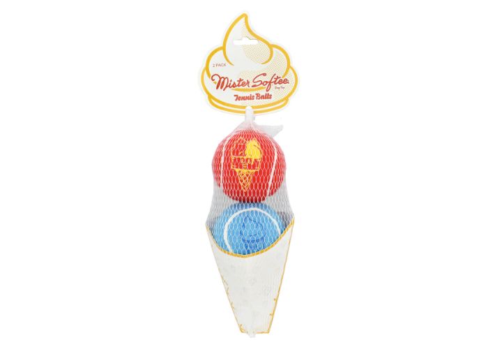 Mr. Softee® Tennis Balls with Cone 2pk