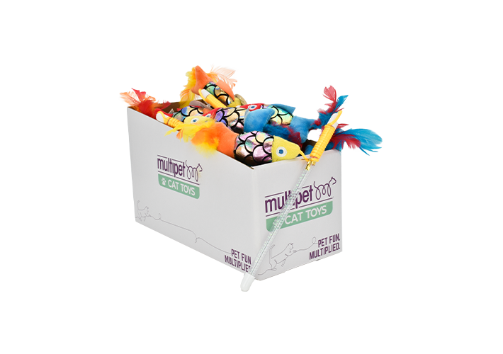 Fish Wand for Cats 25pc PDQ
