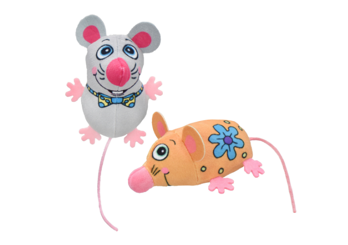 Fuzzu® Mousie Bops 2 Pack | Multipet