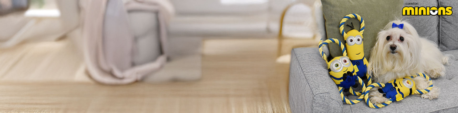 Minions<sup>®</sup> 3-Head Rope Tug