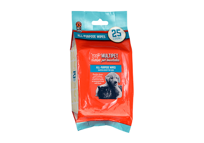 AllPurpose Pet Wipes 25ct. Multipet