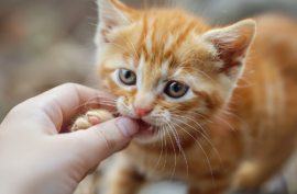 Four Safe Teething Toys For Kittens