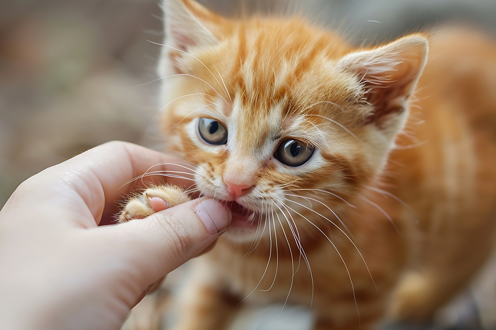 Four Safe Teething Toys For Kittens